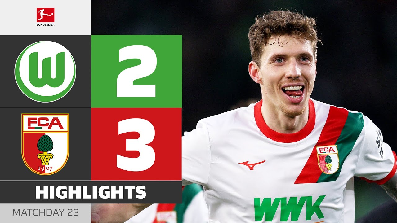 VfL Wolfsburg vs Augsburg Highlights