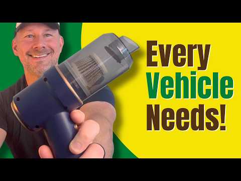 Car Vacuum/Air Duster Portable Cordless - 16000PA High Power Handheld Vacuum with 85,000RPM Brushless Motor, 4-in-1 Rechargeable Mini Vacuum & Blower & Pump for Car Detailing, Home, Office, Pet Hair video review thumbnail