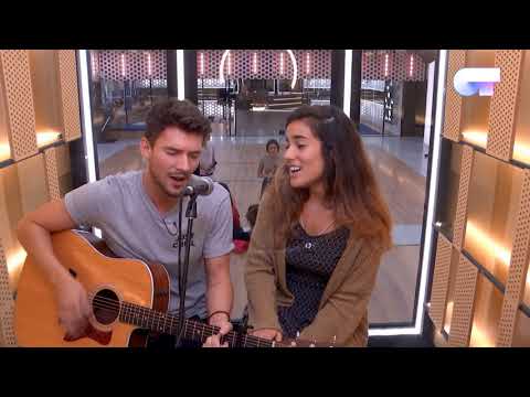 JULIA y CARLOS RIGHT cantan "QUE NADIE" de MANUEL CARRASCO en el BOX | OT 2018