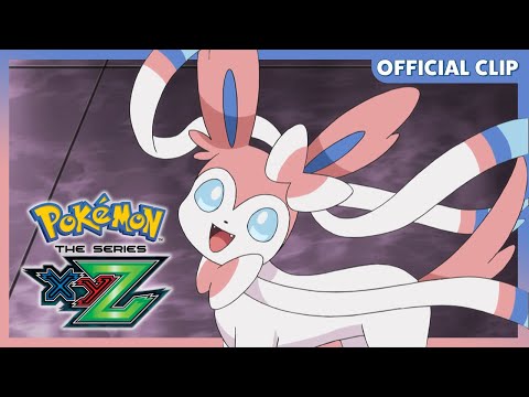 Eevee Evolves into Sylveon! | Pokémon the Series: XYZ | Official Clip