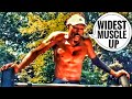 The Widest Muscle Up | Grip strength training | #Shorts