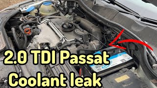 Coolant Leak in VW Passat B6 - Found 2.0 TDi