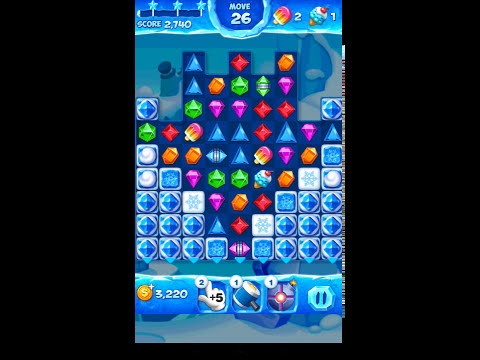 Jewel Pop Mania:Match 3 Puzzle Level 166 ( Ice Cream Town Episode ) - Walkthrough ( No Booster )
