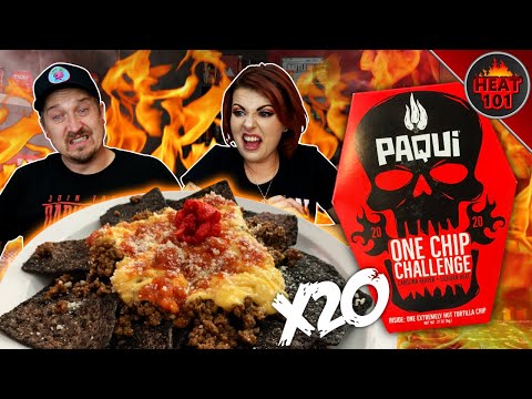 2020 One Chip Challenge X20 | Carolina Reaper Nachos?!