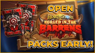 Open Forged in the Barrens Packs Early! How to Set up Your Private Fireside Gathering Step by Step