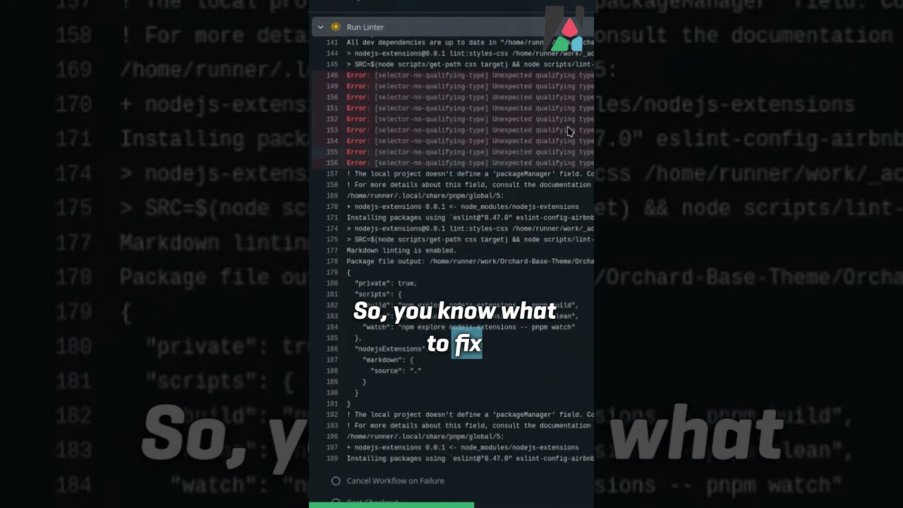 Linting with GitHub Actions