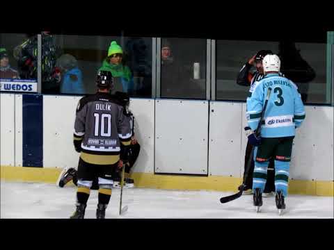 HC Hluboká n.Vlt.Knights - Milevsko 2:6, 2017-18 (sestřih)