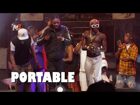 Portable showcases dance steps with popular tiktok dancers as he performs his hit song "Zazoo Zehh"
