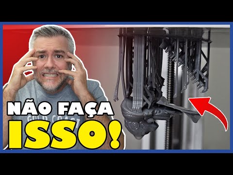 5 ERROS Comuns na IMPRESSÃO 3D com RESINA que Você DEVE EVITAR