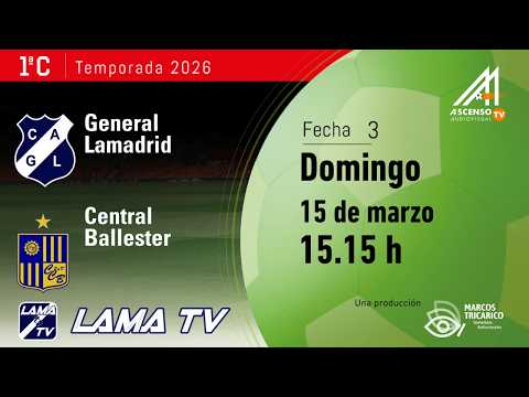 #PRIMERA C | GRAL. LAMADRID - C. BALLESTER | FECHA 3