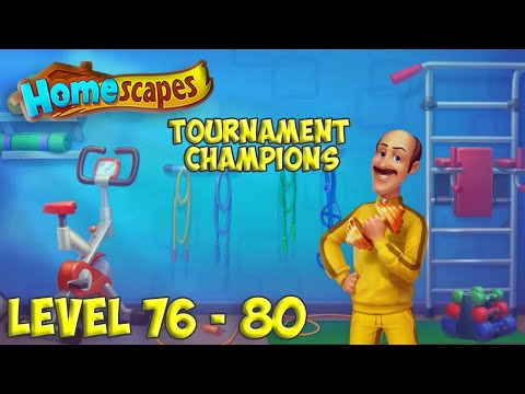 Homescapes Tournament of Champions level 76 - 80 [ Playrix ] HD