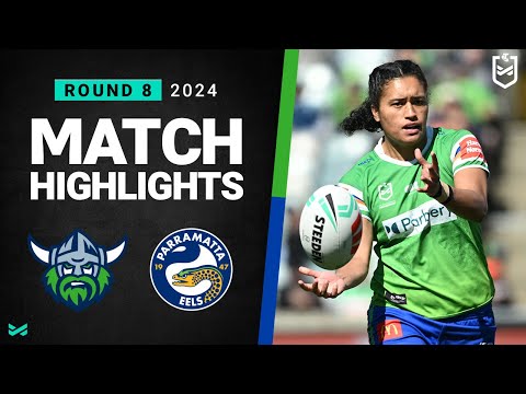 NRLW 2024 | Raiders v Eels | Match Highlights