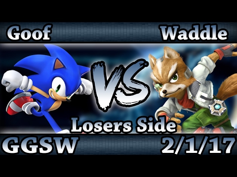 GGSW 18 - LCX|Goof (Sonic) Vs. Waddle (Fox) Smash Wii U Losers Side - Smash 4