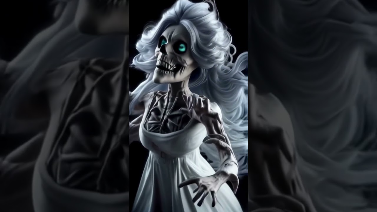 The Haunting Whisper #HorrorArt #GhostlyFigure #DarkFantasy #DigitalCGI