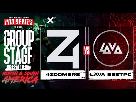 4 Zoomers vs Lava Game 1 - BTS Pro Series 9 AM: Group Stage w/ rkryptic & ET