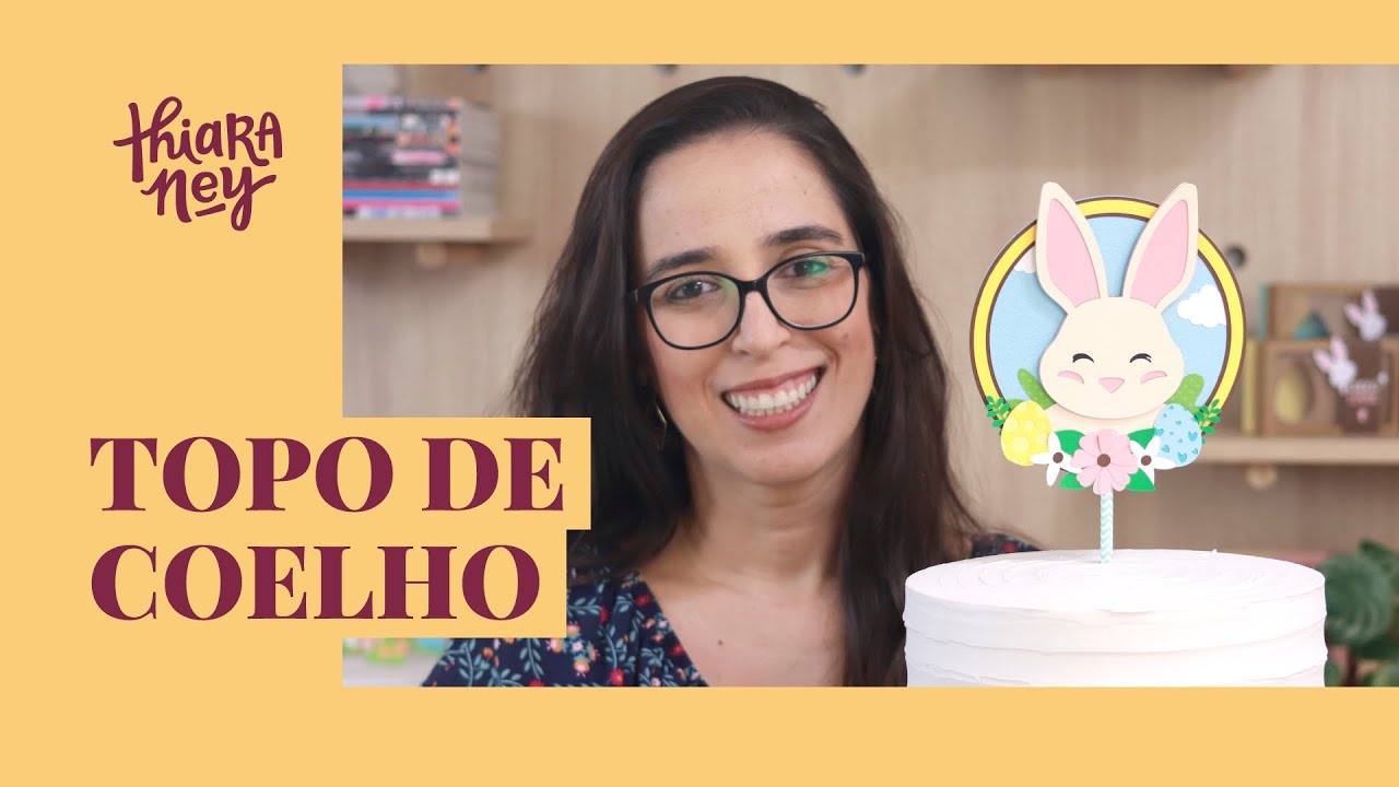 Decoração de páscoa em camadas