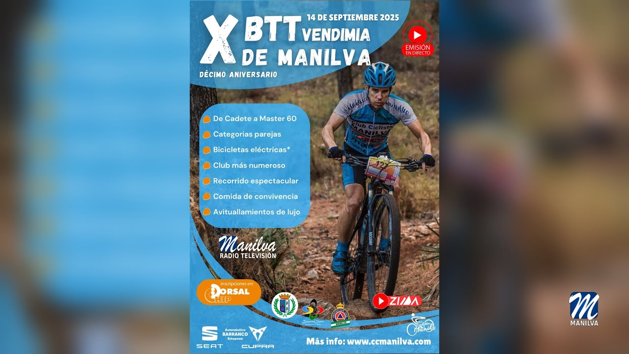 Este domingo tenemos la X BTT Vendimia de Manilva