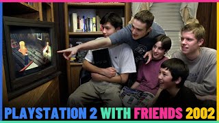 Playing PlayStation 2 With Friends In 2002.