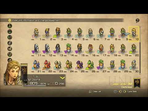 So you want to be OP Tactics Ogre Reborn