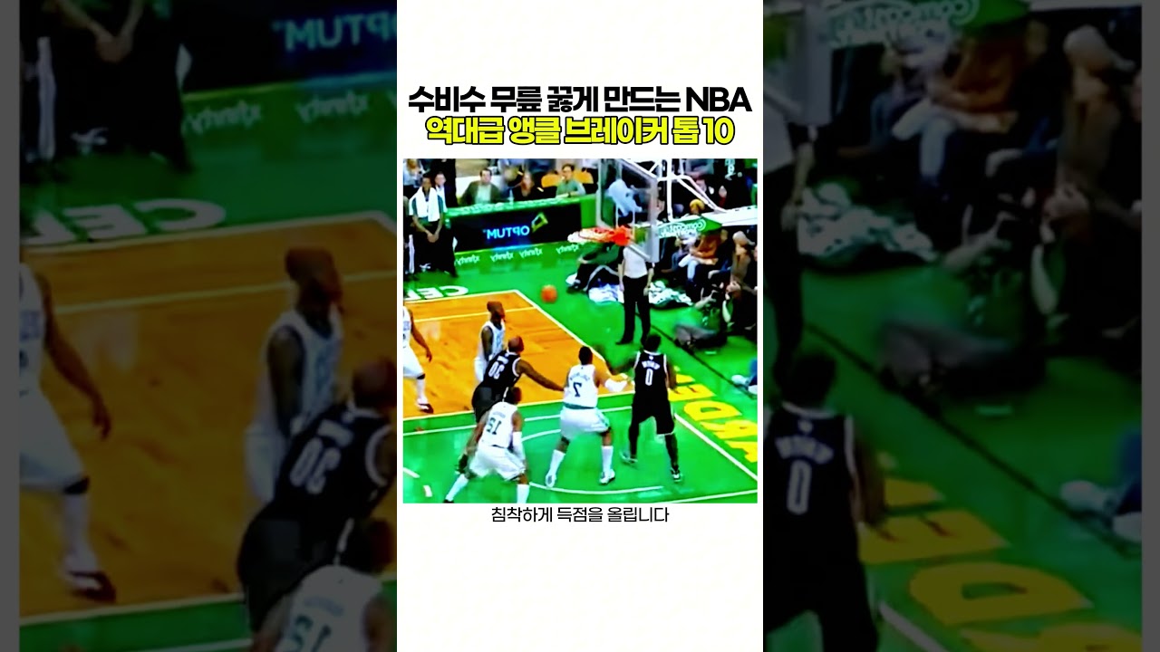 수비수 무릎 꿇게 만드는 NBA역대급 앵클 브레이커 톱 10