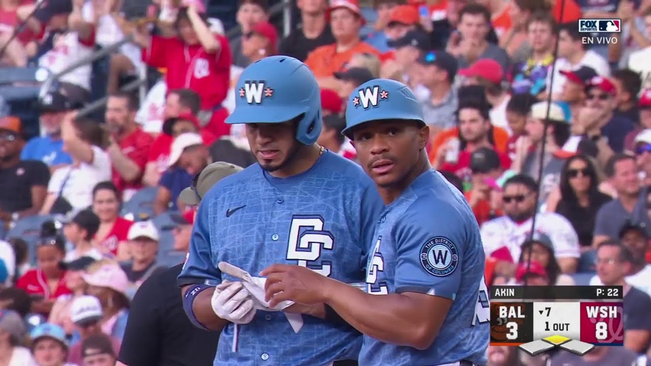🔥💥 CARRERAS DE CJ ABRAMS Y DAYLEN LILE | Baltimore Orioles 3-8 Washington Nationals | MLB 2026