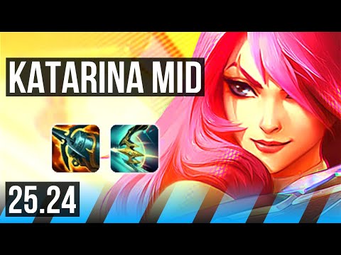 KATARINA vs YASUO (MID) | EUW Challenger | 25.24