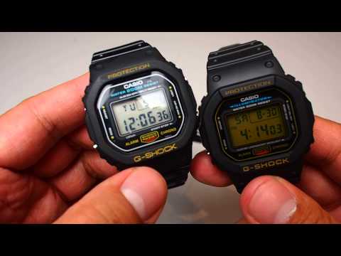 Casio Classic Vintage G Shock DW-5200 and DW-5600C watch