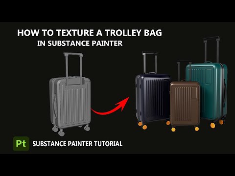 How to Texture Trolley bag in Substance painter