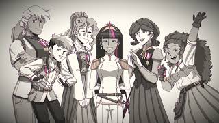 Cover art for prom dress || mlp animation meme