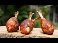 Wilderness Cooking Drumstick Chicken Lollipop Recipe ASMR War4u Tv