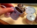 Набор металлической посудки tin tea set 