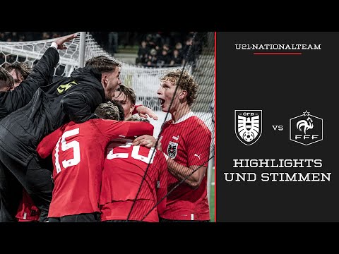 U21 | Österreich vs. Frankreich 2:0 | Highlights & Stimmen | 17.11.2023
