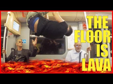 The Floor is Lava among the People - THE FLOOR IS LAVA CHALLENGE ITA 🇮🇹- [Candid Camera]