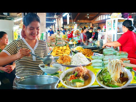 Best Street Food Collection - Rice Noodle, Spring Roll, Yellow Pancake, Fried Rice, Fried Noodles