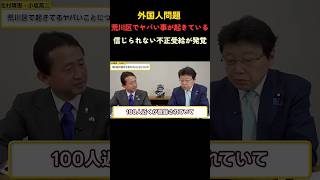 外国人問題　不正受給のからくり#日本保守党 #北村晴男 #政治