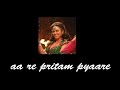 Aa Re Pritam Pyaare (slowed + reverb)