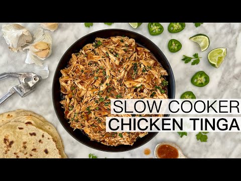 SLOW COOKER CHICKEN TINGA