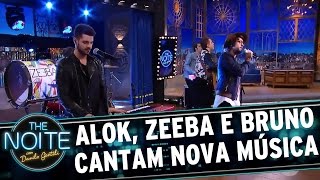 Exclusivo: Alok, Zeeba e Bruno cantam &quot;Never Let Me Go&quot; | The Noite (24/03/17)