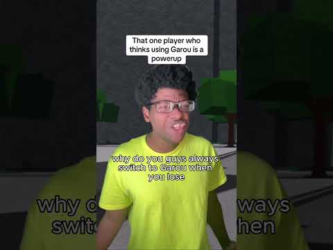 That one player who thinks using Garou is a powerup in Strongest Battlegrounds