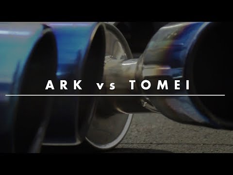 ARK vs TOMEI Subaru WRX 2015+ Titanium Exhaust