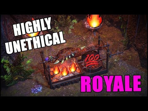 Path of Exile ROYALE: Highly Unethical Rhoa Dinner Hunting