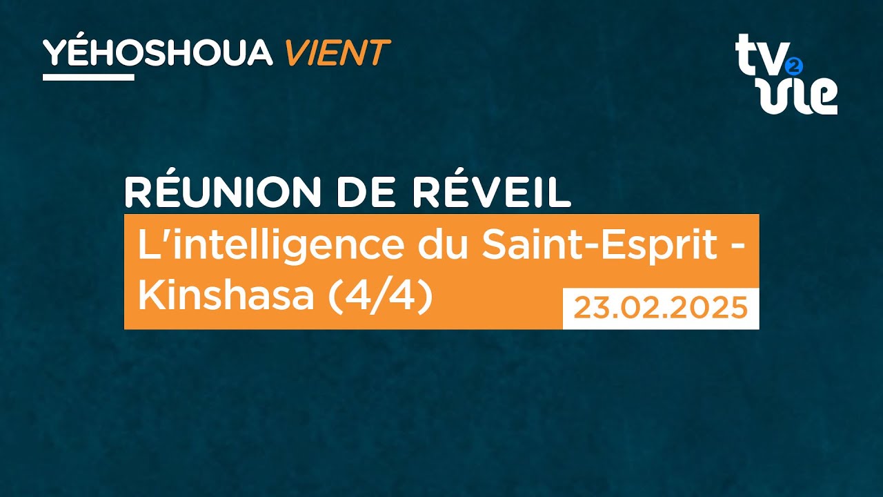 Thumbnail of video: L'intelligence du Saint-Esprit - Kinshasa (4/4)