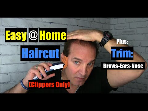 How To Cut Your Own Hair With Clippers-Home Haircut