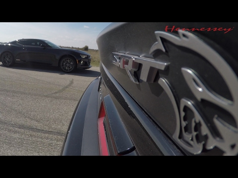 Challenger SRT Hellcat Vs Camaro ZL1 por Hennessey Performance Parte 2