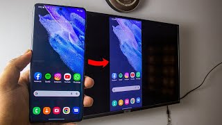 Screen Mirroring Samsung Galaxy to Android TV or Chromecast TV (Free & Wireless) 2022