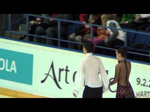 Finlandia Trophy 2012 Anna CAPPELLINI / Luca LANOTTE before FD