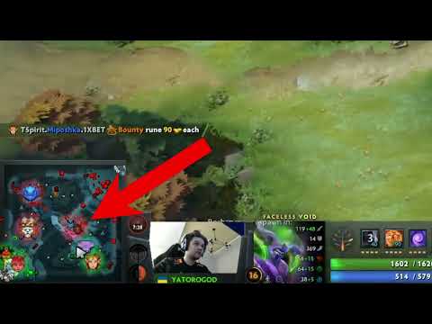 beautiful defensive ward catches Yatoro trying to farm sneakily