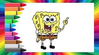 How to Draw SpongeBob 🧽 🎨 Easy, Step-by-Step Drawing Tutorial
