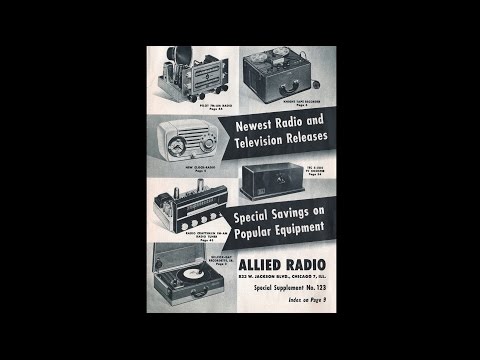 1950 Allied Radio - Newest Radio & Television Releases (special supplement #123)