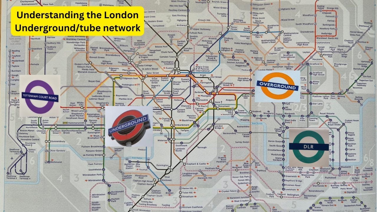 Understanding the London underground/tube map